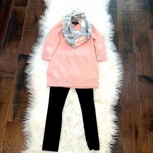 Adorable Amy Byer Sweater, Scarf, and Leggings